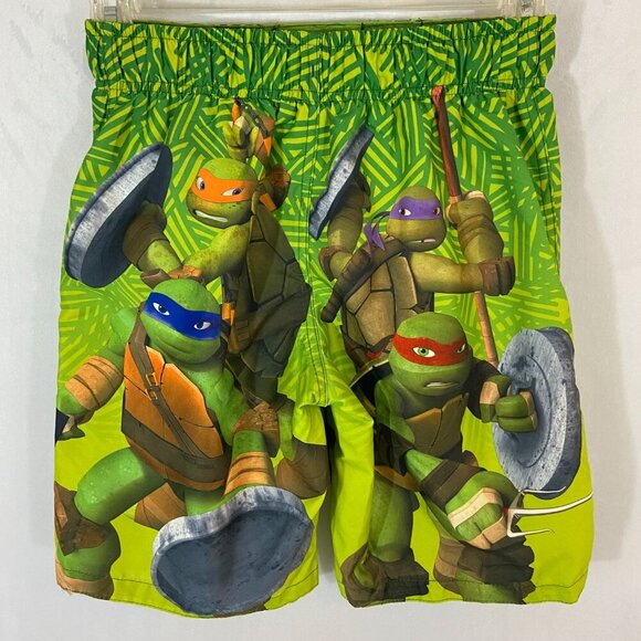 Teenage Mutant Ninja Turtles TMNT Boy's Swim Trunks Size M 22 in. Waist NWOT - Picture 2 of 4
